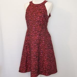 Calvin Klein Metallic Animal Print Dress